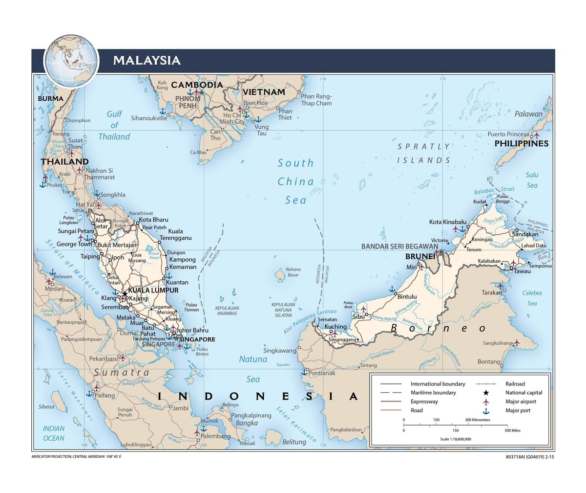 malaysia internationella flygplats karta