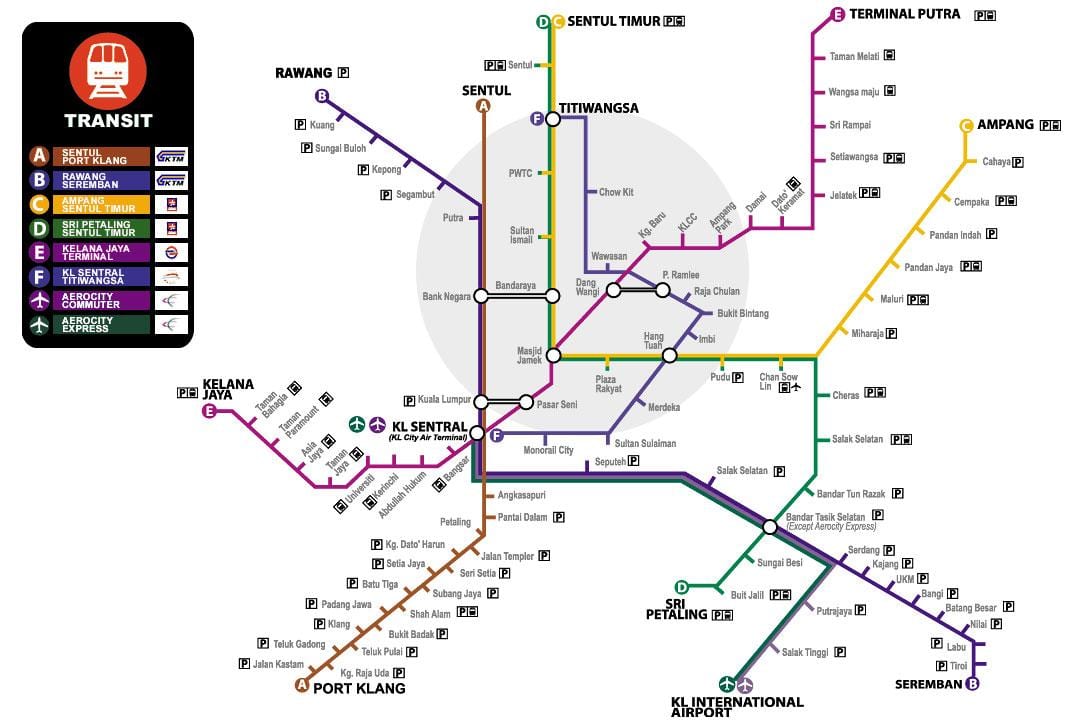 karta över malaysia transport
