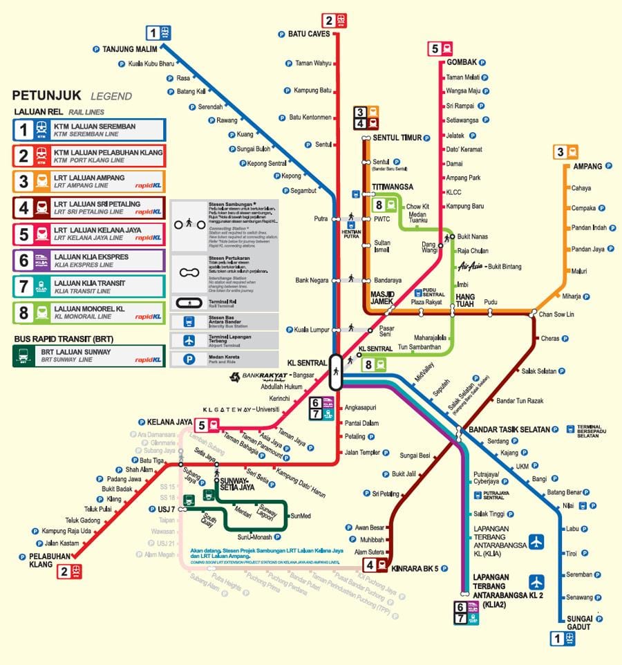 malaysia mrt kort 2016