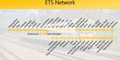 Karta över ets rutt karta malaysia