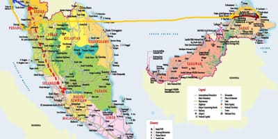 Karta över malaysia buss