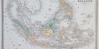 Karta över malaysia gamla