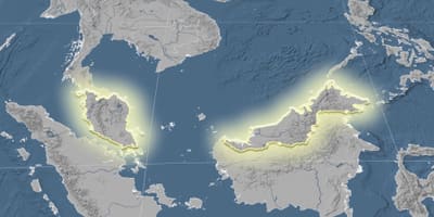 Karta över malaysia höjd 