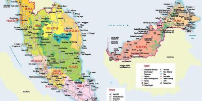 Turism karta över malaysia