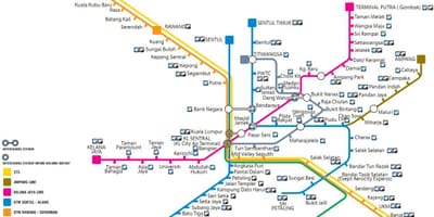Kollektivtrafik karta malaysia