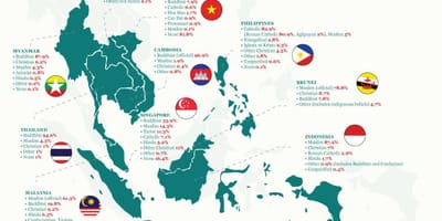 Karta över malaysia religion