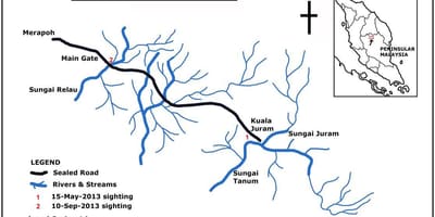 Karta malaysia river