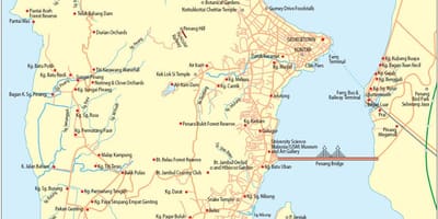 Karta pulau pinang malaysia